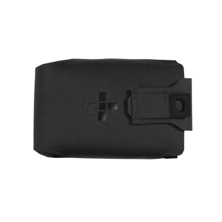 Warrior Laser Cut Large Horizontal Individual First Aid Kit Pouch Black