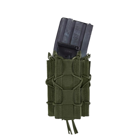 Warrior Single Quick Mag with Single Pistol Pouch Olive Drab