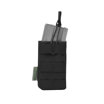 Warrior Single Open 5.56mm Open Mag Pouch Black