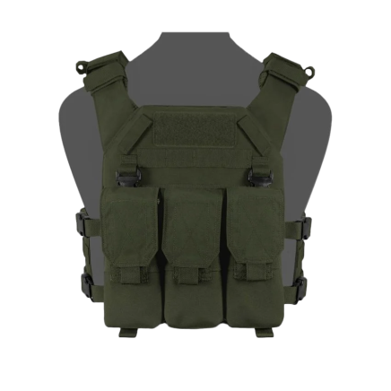 Warrior RPC DFP TM4 Recon Plate Carrier Combo with Detachable Triple 5.56 M4 Covered Mag Panel