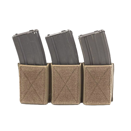 Warrior Triple Velcro Mag Pouch for 5.56mm Mags. For use with W-EO-CPC MultiCam