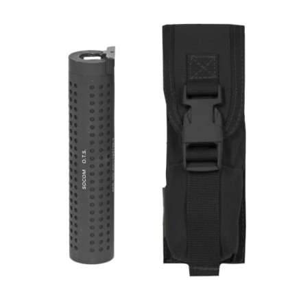 Warrior Large Torch/Suppressor Pouch Black