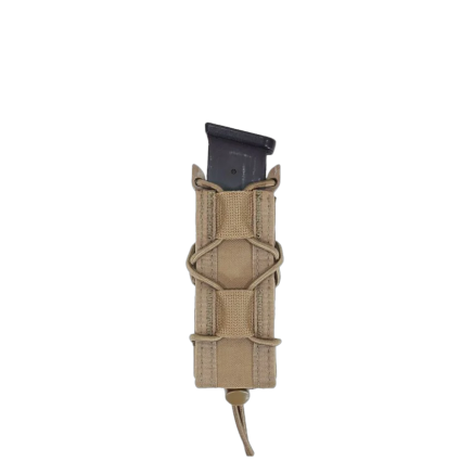 Warrior Single Quick Mag for 9mm Pistol Coyote Tan
