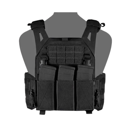 Warrior LPC V1 DFP TEMP Low Profile Plate Carrier Combo with Detachable Triple 5.56 Elastic Open Mag Panel