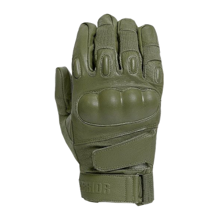 Warrior Firestorm Hard Knuckle Glove Olive Drab