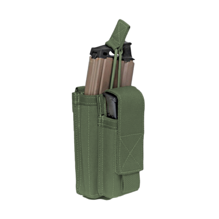 Warrior Single 5.56mm/9mm Mag Pouch Olivie Drab
