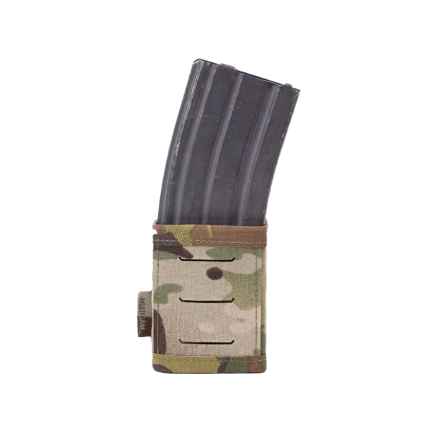 Warrior Laser Cut Single Snap Mag Pouch 5.56mm Short Multicam
