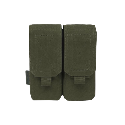 Warrior Double G36 Covered Mag Pouch OD Green